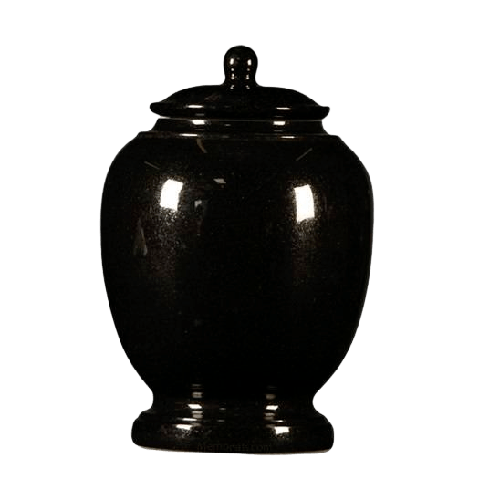 Black Satin Child Cremation Urn