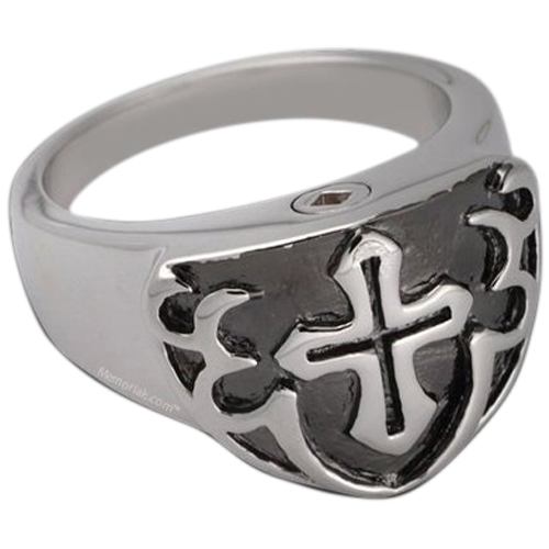 Black Shield Cremation Ring III