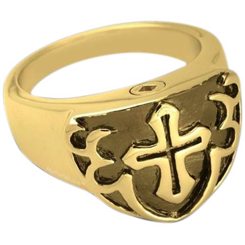 Black Shield Cremation Ring II