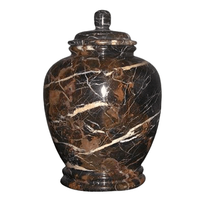 Black Orchid Classic Marble Cremation Urn