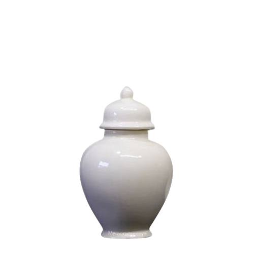 Blanc Small Ceramic Pet Urn