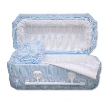 Blue Carriage Large Child Casket