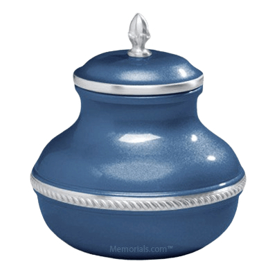 Blue Chastity Cremation Urn