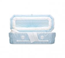 Blue Cloud Small Child Casket