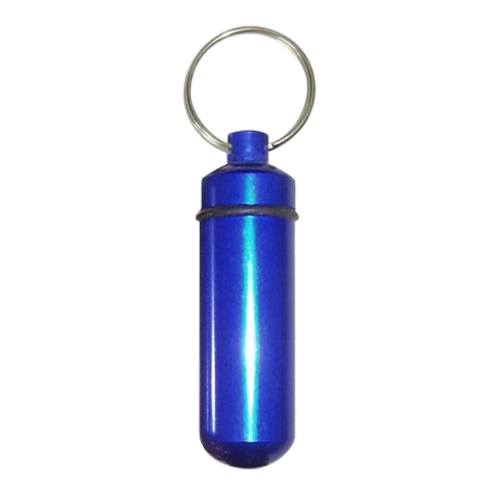 Blue Cremation Keychain