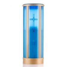 Blue Cross Memorial Candle