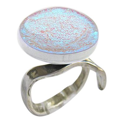 Blue Eternity Ashes Ring