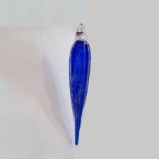 Blue Glass Cremation Icicle
