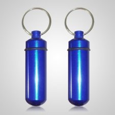 Blue Pet Keepsake Keychains