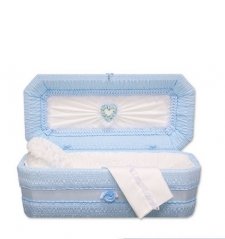 Blue Ray Mini Child Casket