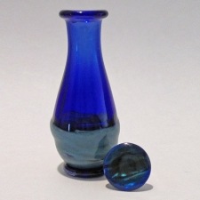 Blue Swirl Tear Bottle