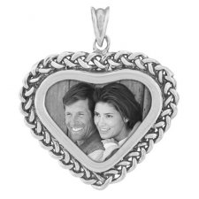 Bond White Gold Photo Pendant