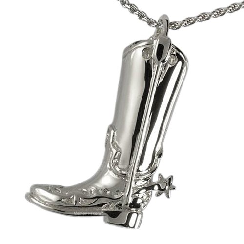 Boot & Spur Cremation Pendant