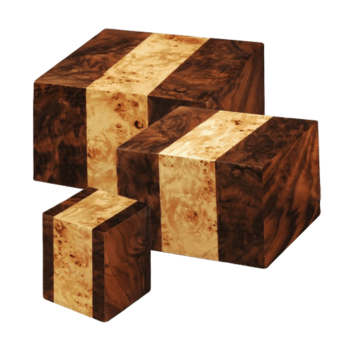 Bordeaux Wood Cremation Urns