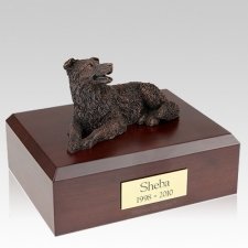 Border Collie Bronze Dog Urns