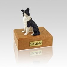 Border Collie Small Dog Urn