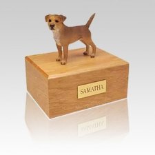 Border Terrier Grizzle Medium Dog Urn