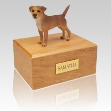 Border Terrier Grizzle X Large Dog Urn