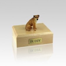 Border Terrier Small Dog Urn