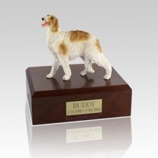 Borzoi Standing Medium Dog Urn