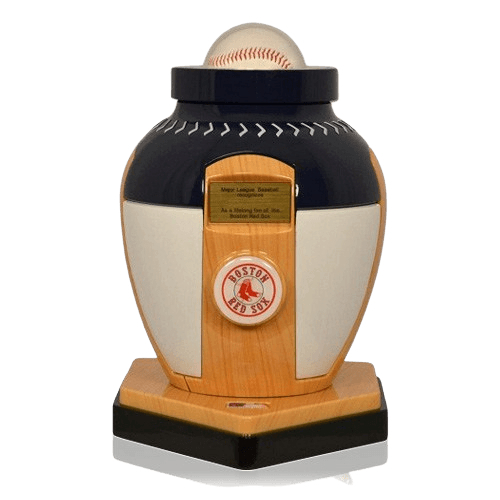 Boston Red Sox Baseball Cremation Urn Boston Red Sox Baseball Cremation Urn