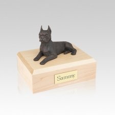 Boston Terrier Bronze Small Dog Urn