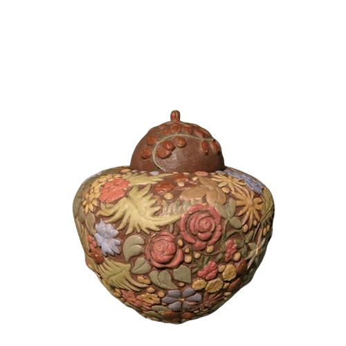 Bouquet Ceramic Small Cremation Urn