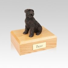 Bouvier Bronze Small Dog Urn