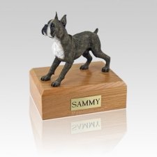 Boxer Brindle Standing Large Dog Urn