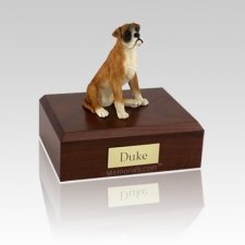 Boxer Medium Dog Urn