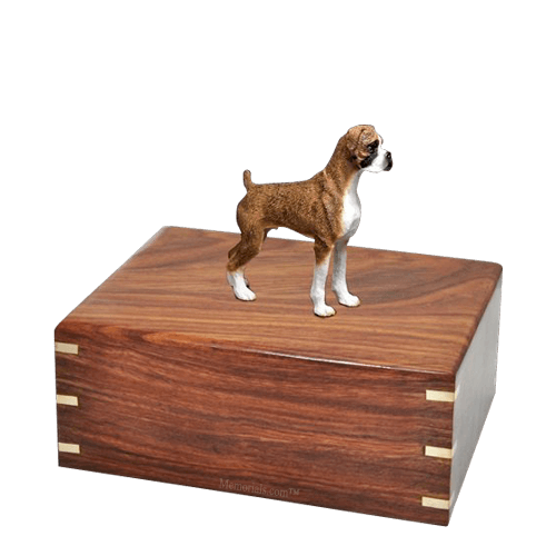 Brindle Boxer Medium Doggy Urn