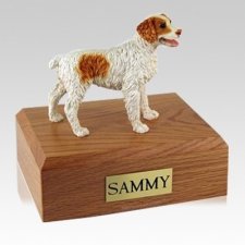 Brittany Brown Large Dog Urn