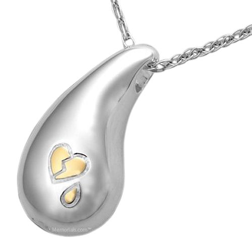 Broken Heart Cremation Pendant