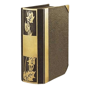 Ivy Book Bronze Cremation Urn