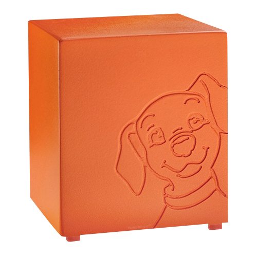 Buddy Orange Dog Urn