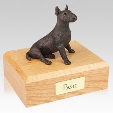 Bull Terrier Bronze Dog Urns