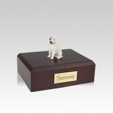  Bull Terrier White & Spot Small Dog Urn