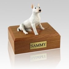 Bull Terrier White Dog Urns