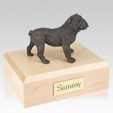 Bulldog Bronze X Large Dog Urn