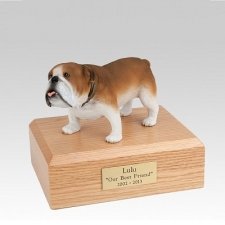 Bulldog Medium Dog Urn