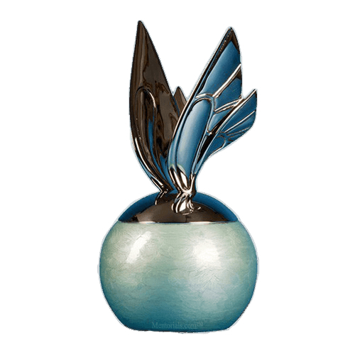 Blue Butterfly Cremation Urns