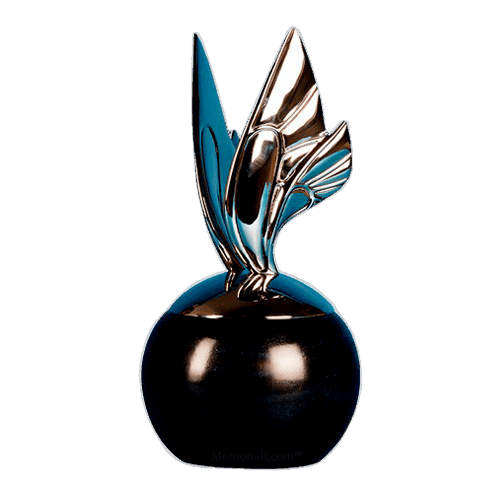 Black Butterfly Cremation Urn