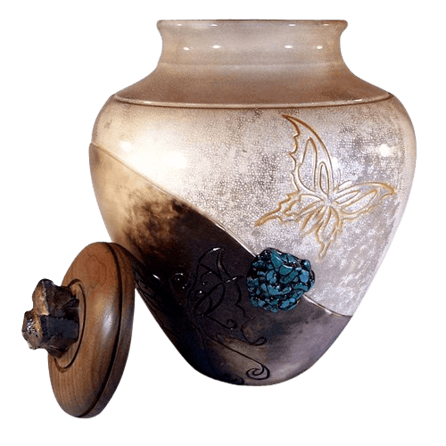 Butterfly Nature Cremation Urn