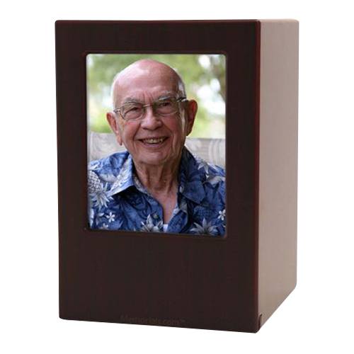 Cherry Eternity Large Photo Wood Urn