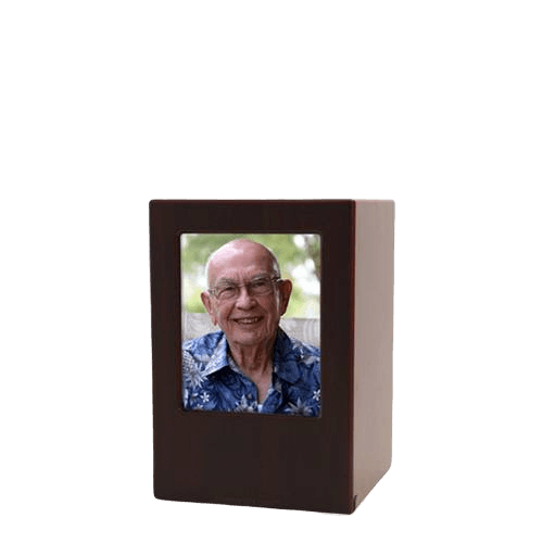 Cherry Eternity Keepsake Photo Wood Urn