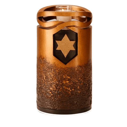 Infinity Jewish Star Cremation Urn