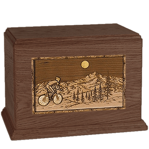 Cycling Walnut Companion Urn