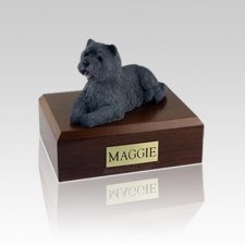 Cairn Terrier Black Medium Dog Urn