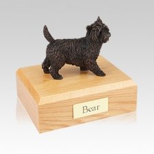 Cairn Terrier Bronze Medium Dog Urn