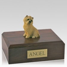 Cairn Terrier Tan Sitting X Large Dog Urn